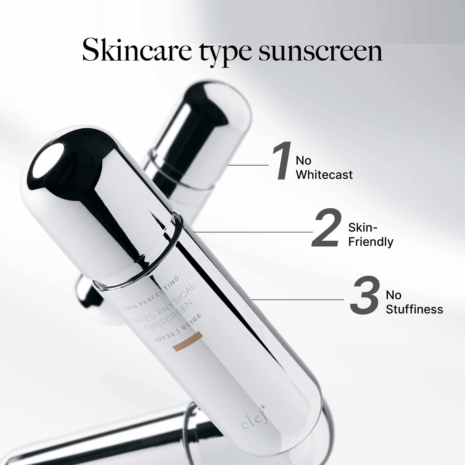 CLEF Skin Perfecting Tinted Physical Sunscreen