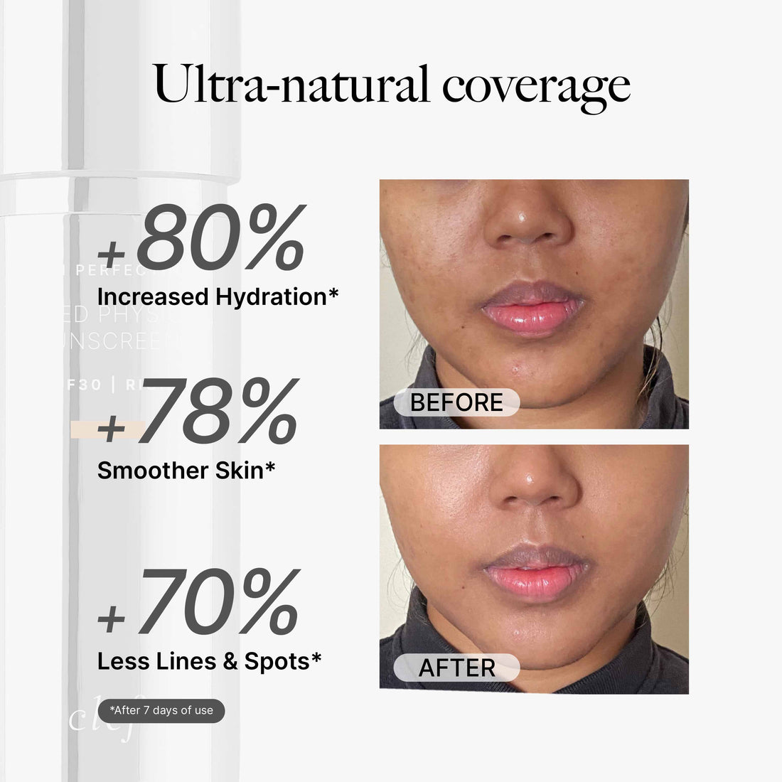 CLEF Skin Perfecting Tinted Physical Sunscreen