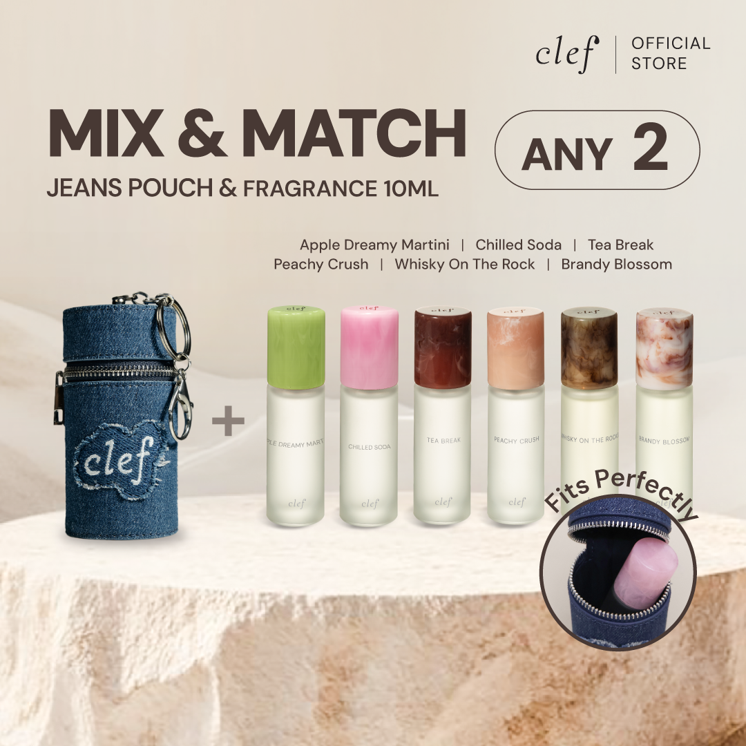 CLEF Jeans Pouch + Mini Perfume
