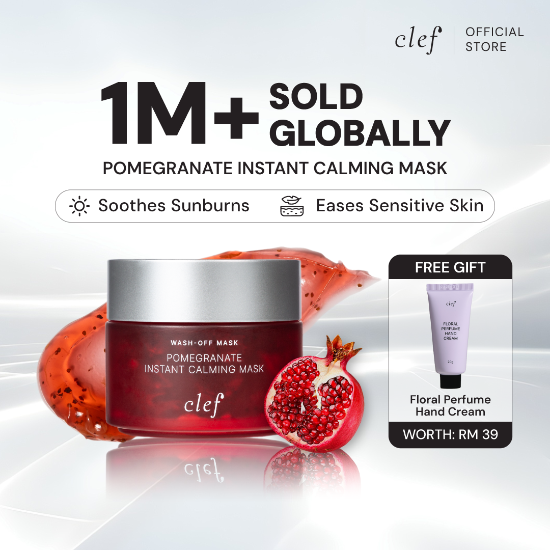 [READY STOCK] CLEF Pomegranate Instant Calming Mask