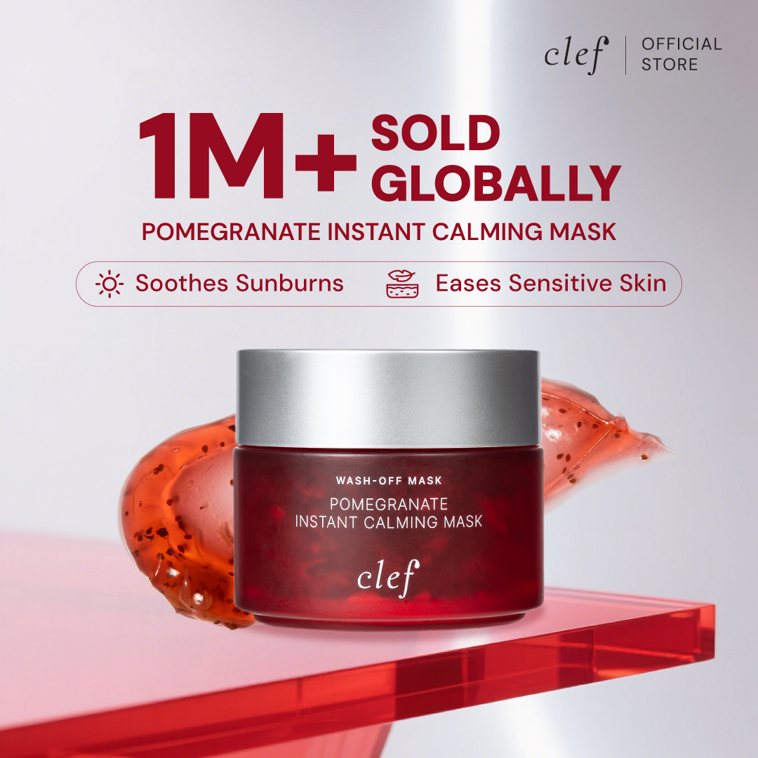 [READY STOCK] CLEF Pomegranate Instant Calming Mask