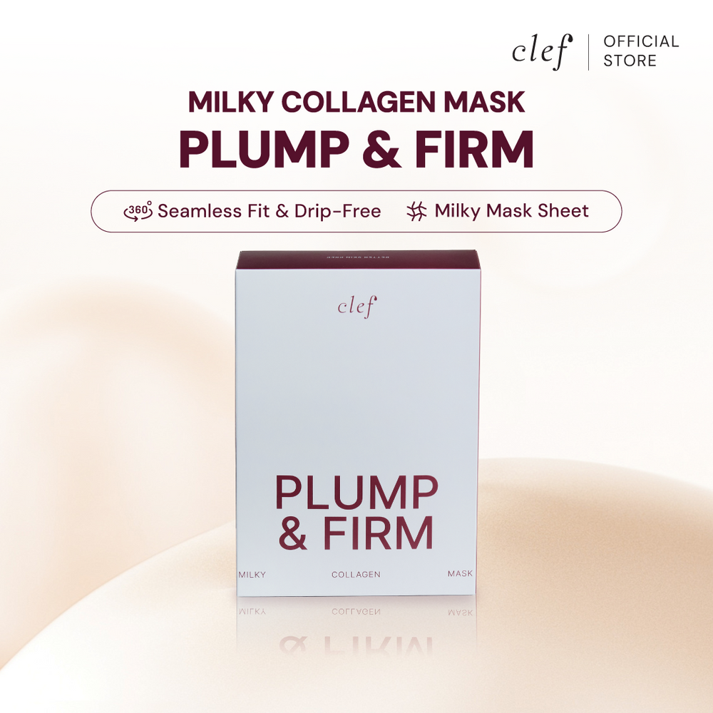 [YIFEI] CLEF Plump & Firm Milky Collagen Mask