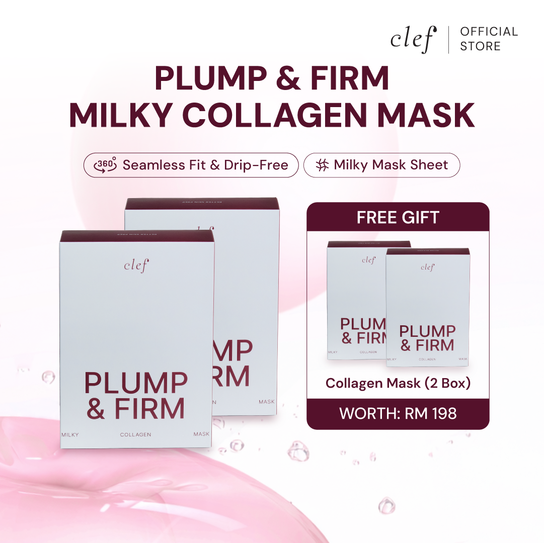 [B1F1] CLEF Plump & Firm Milky Collagen Mask