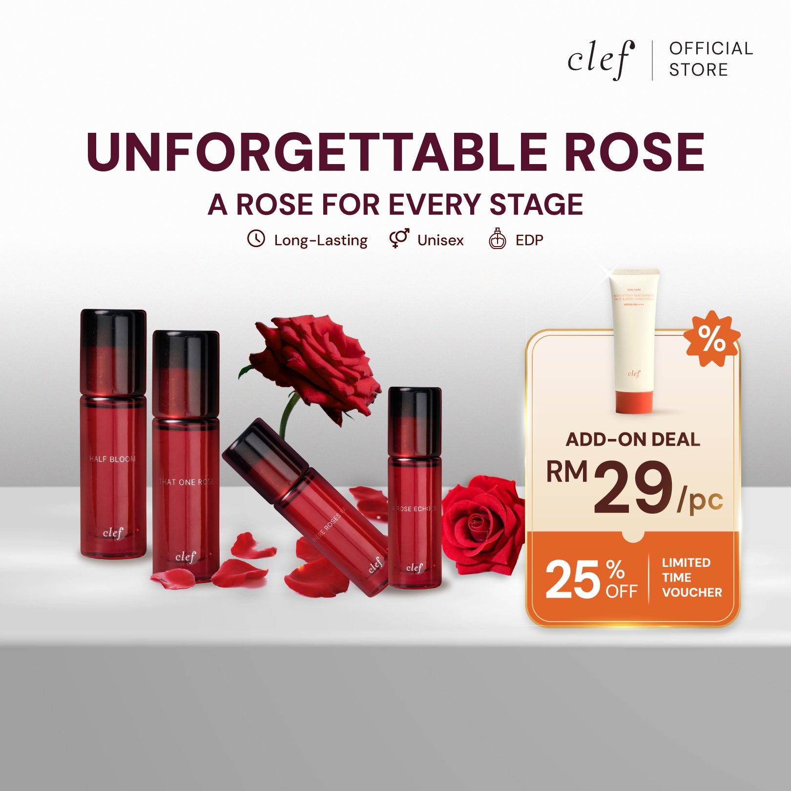 ROSE COLLECTION PERFUME 10ml - A Rose For Every Stage