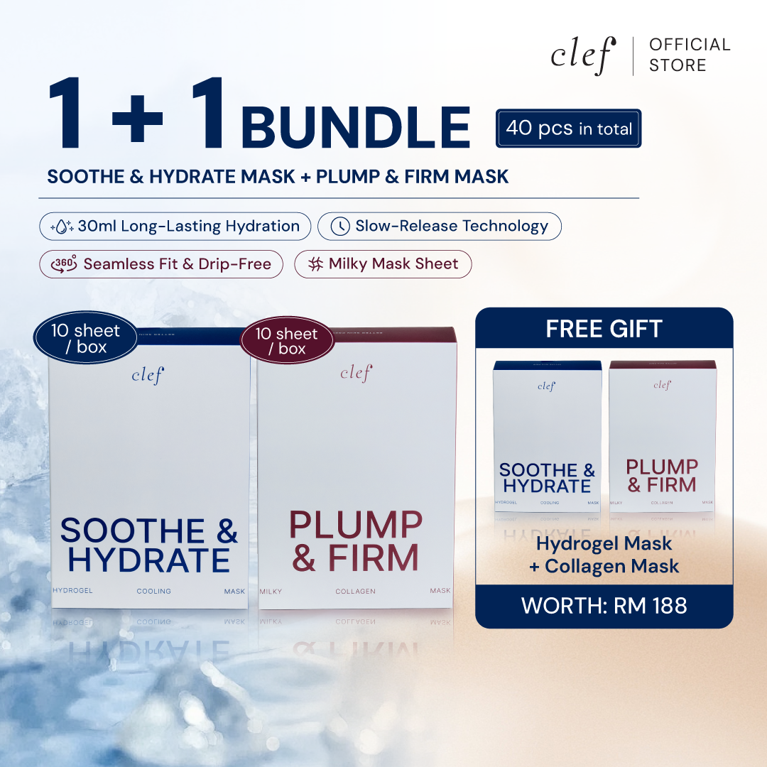 [B1F1] CLEF Sheet Mask Bundle