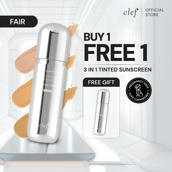 [B1F1] CLEF Skin Perfecting Tinted Physical Sunscreen