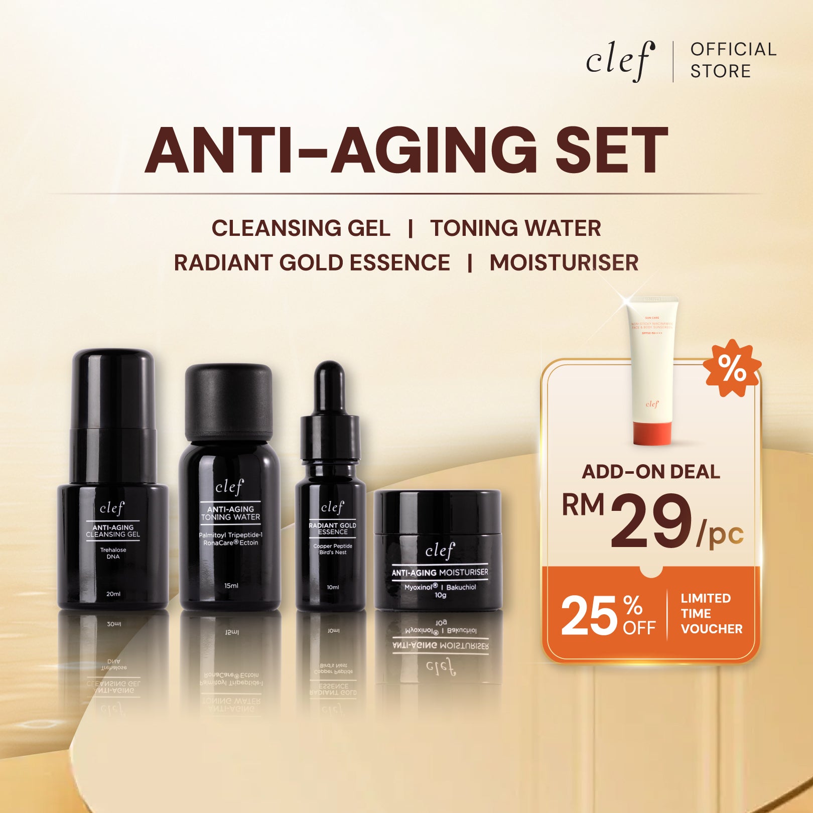 CLEF Anti-Aging Travel Set