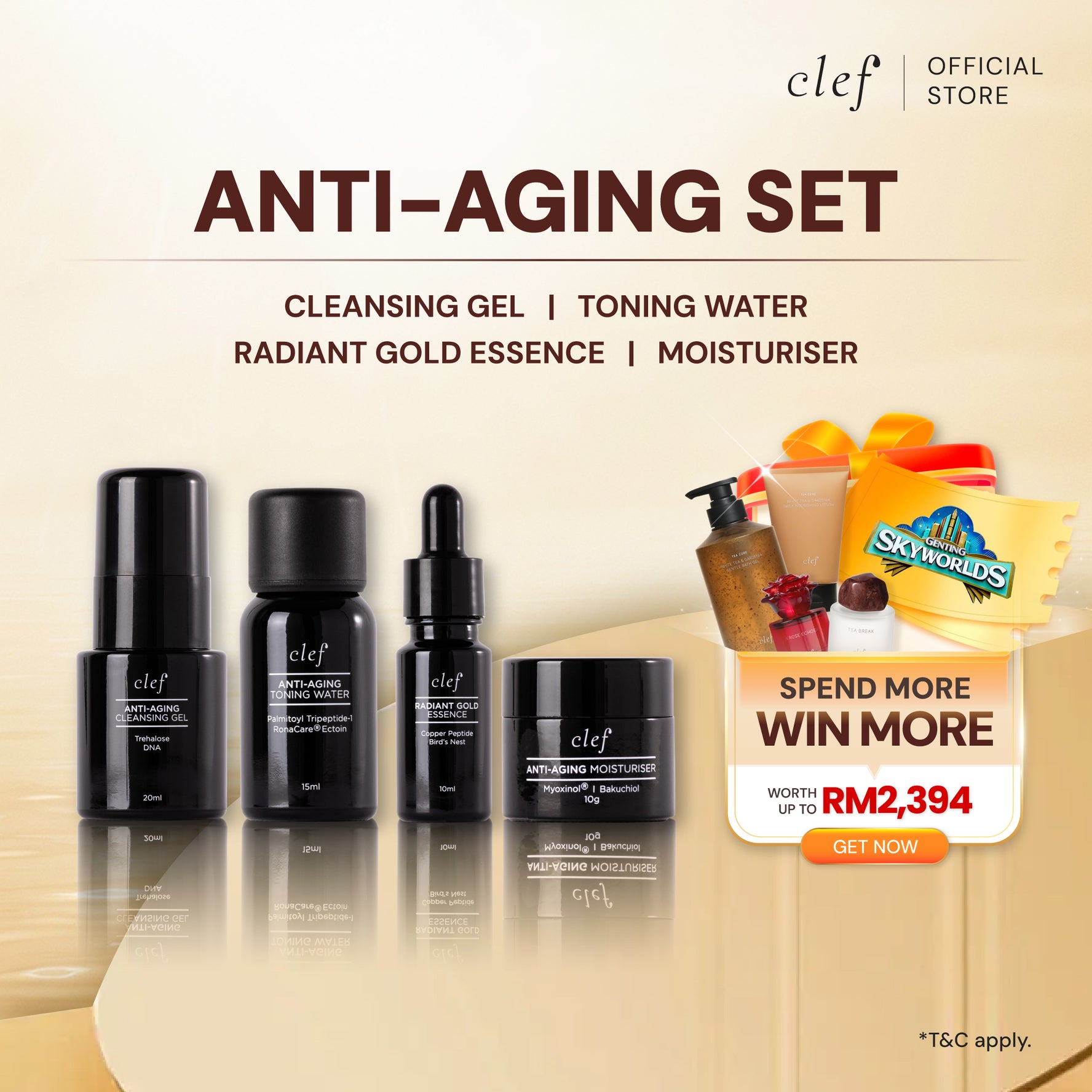 CLEF Anti-Aging Travel Set