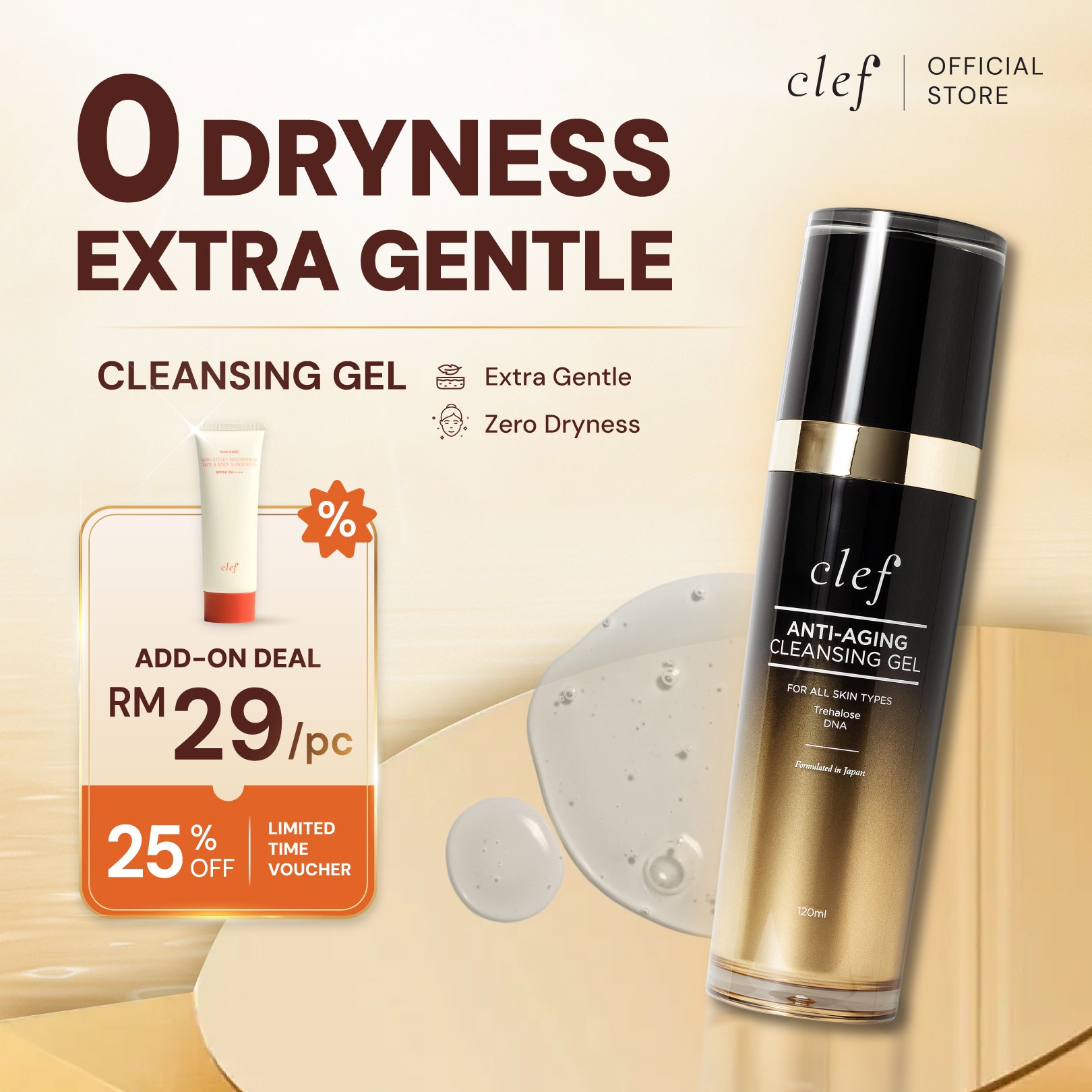 CLEF Anti-Aging Cleansing Gel
