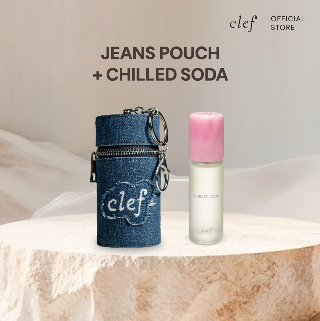 CLEF Jeans Pouch + Mini Perfume