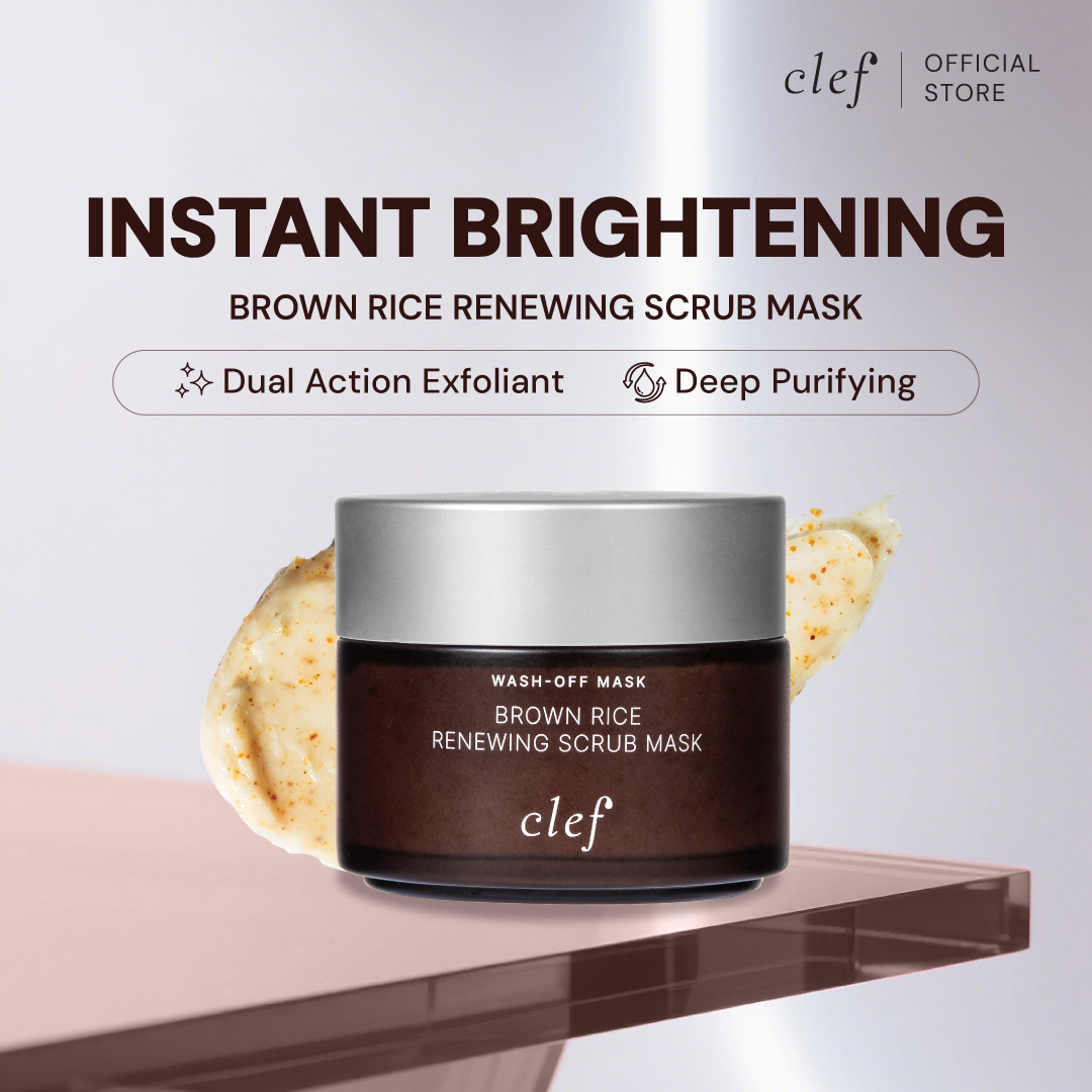 CLEF Brown Rice Renewing Scrub Mask