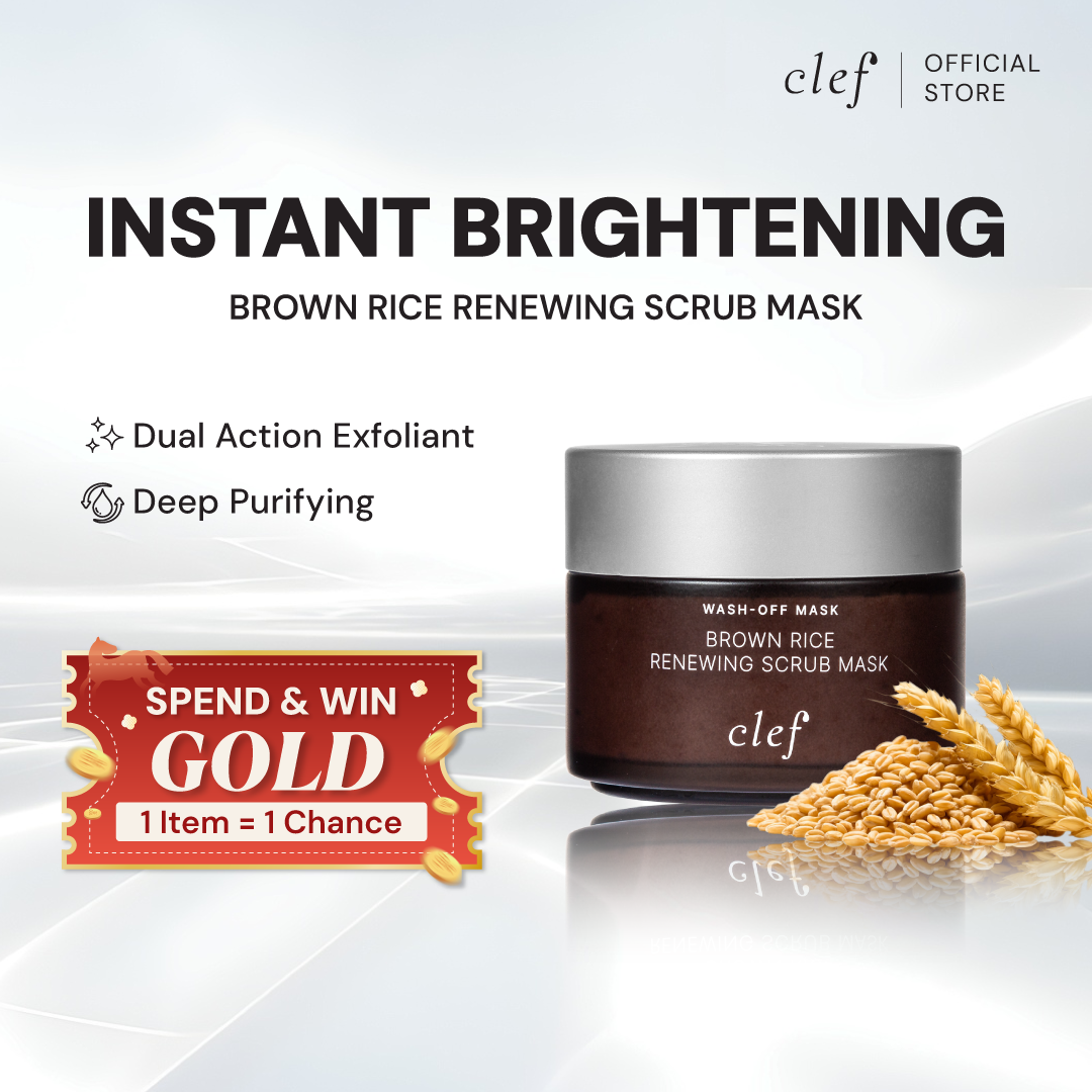 CLEF Brown Rice Renewing Scrub Mask