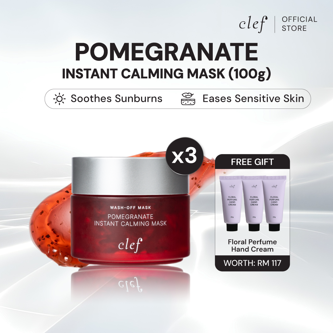 [READY STOCK] CLEF Pomegranate Instant Calming Mask