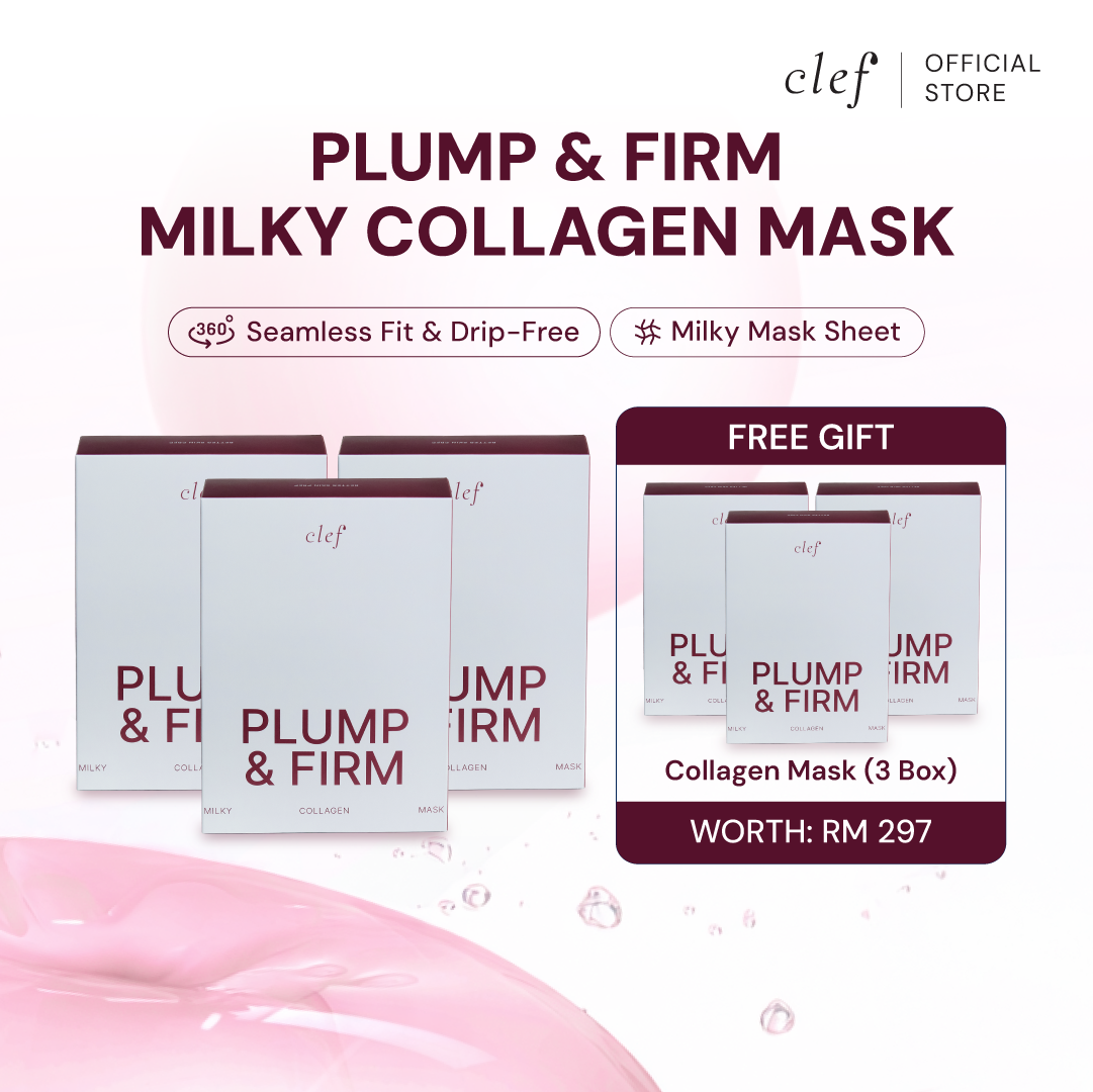 [B1F1] CLEF Plump & Firm Milky Collagen Mask