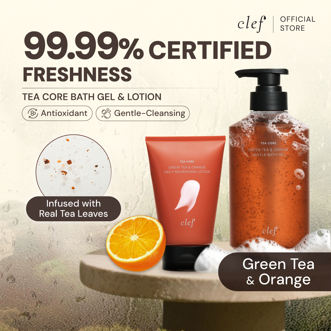 [READY STOCK] CLEF Tea Core Green Tea & Orange