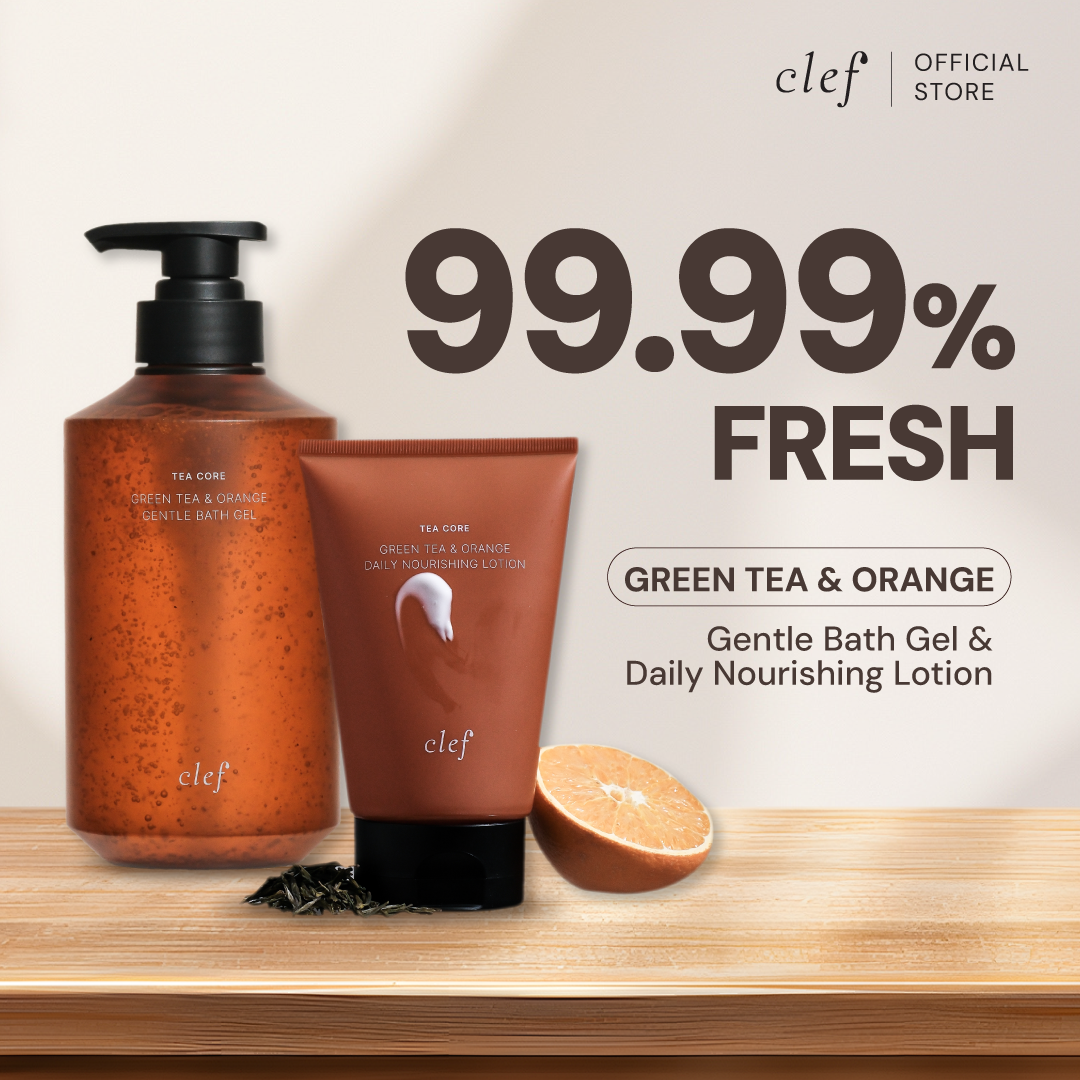 [READY STOCK] CLEF Tea Core Green Tea & Orange