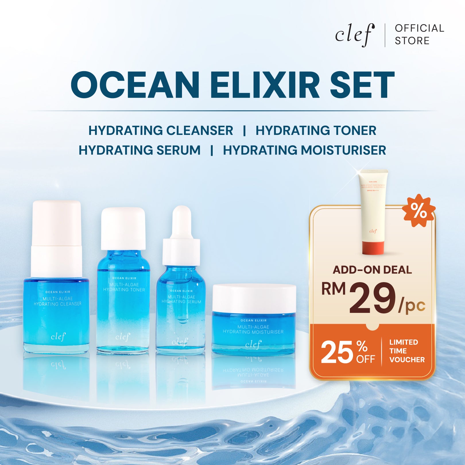 CLEF Ocean Elixir Travel Set