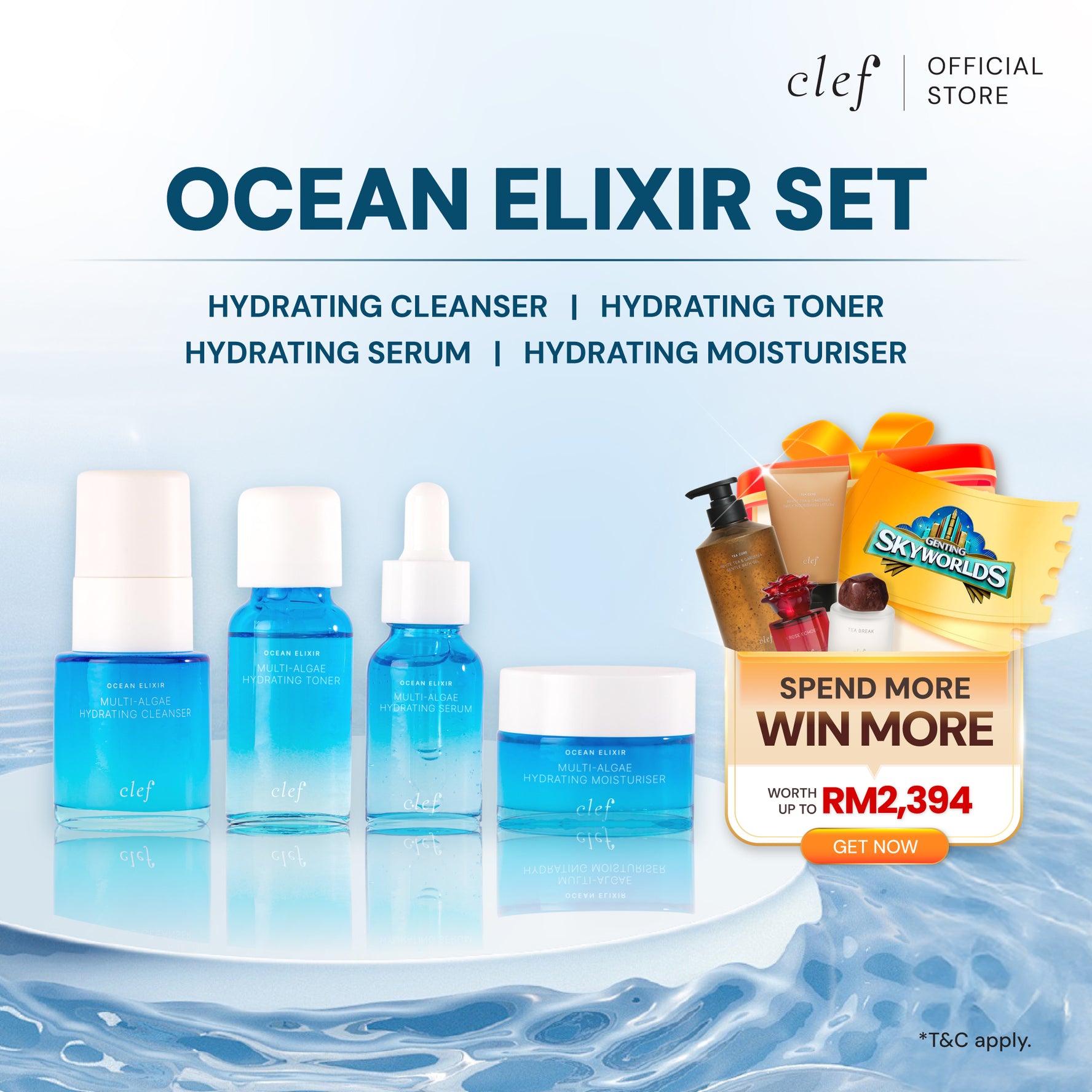 CLEF Ocean Elixir Travel Set