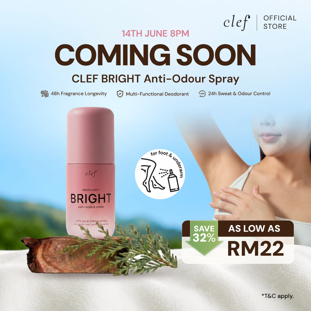 [COMING SOON Buy 3 Free 2] All in One Deodorant & Perfume Mist for underarms & feet