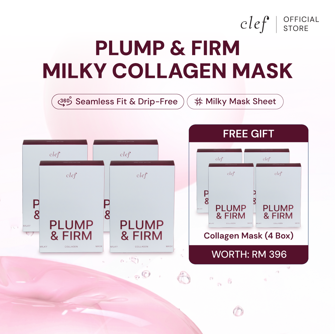 [B1F1] CLEF Plump & Firm Milky Collagen Mask