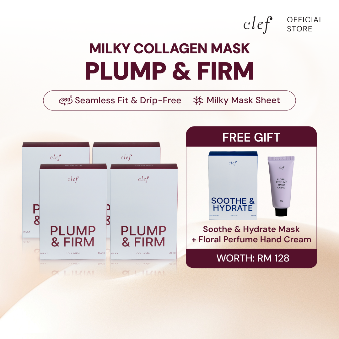 [COMING SOON] CLEF Plump & Firm Milky Collagen Mask
