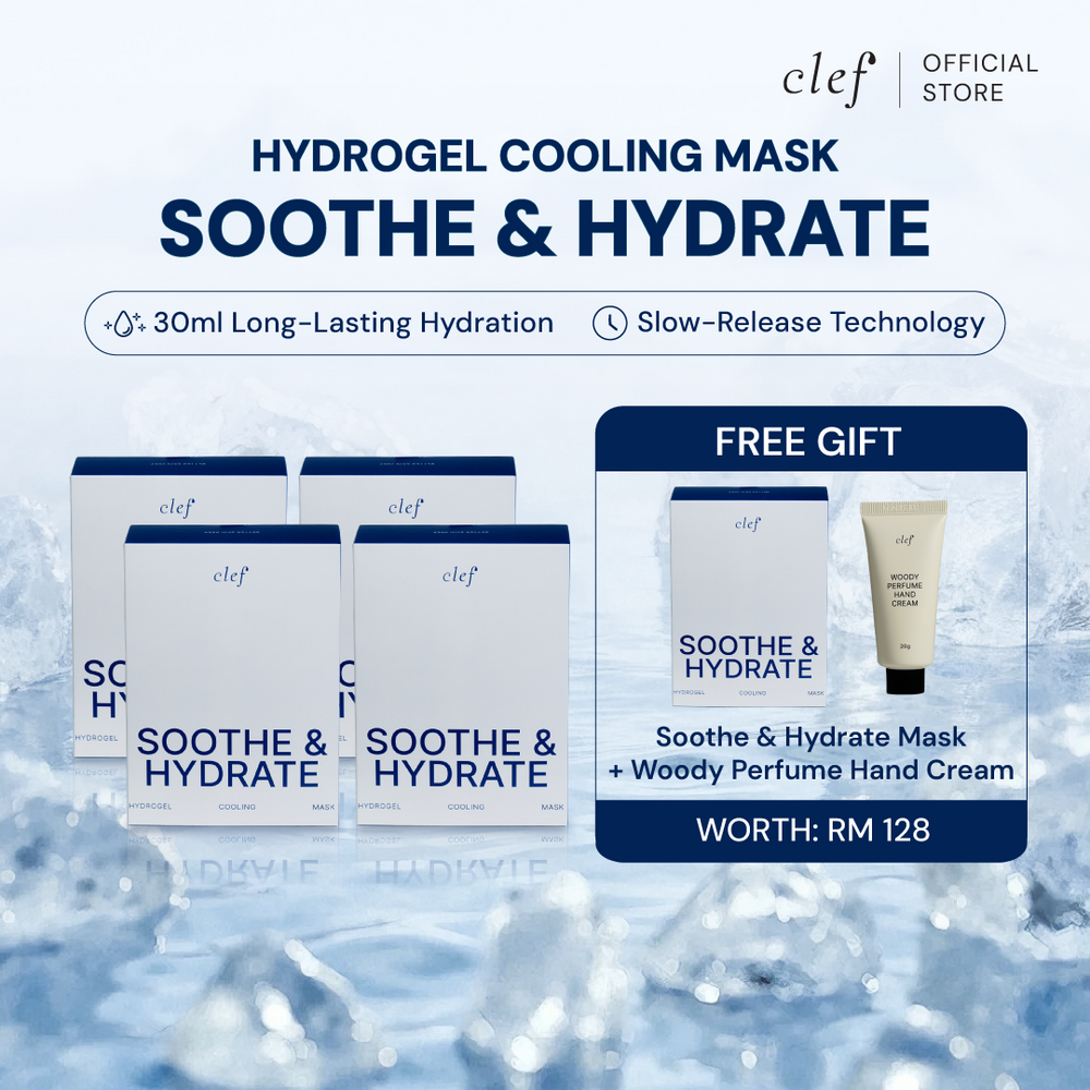 [YIFEI] CLEF Soothe & Hydrate Hydrogel Cooling Mask