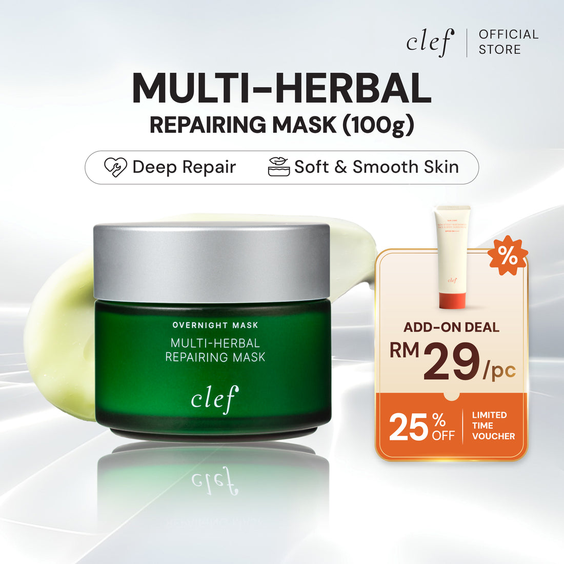 CLEF Multi-Herbal Repairing Mask