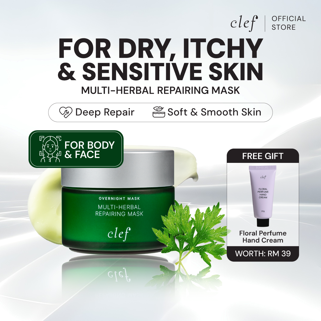 [READY STOCK] CLEF Multi-Herbal Repairing Mask