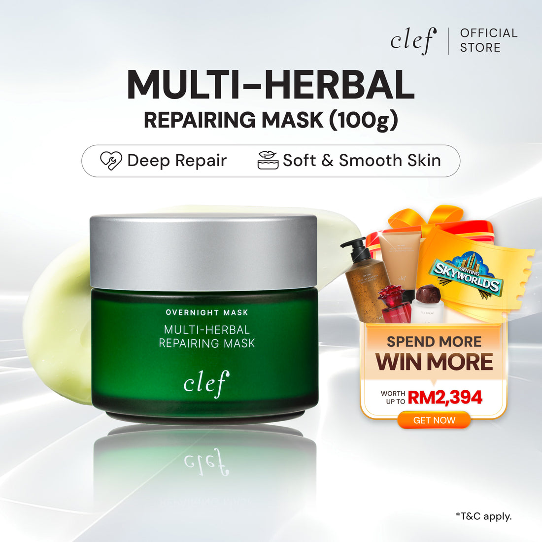 CLEF Multi-Herbal Repairing Mask