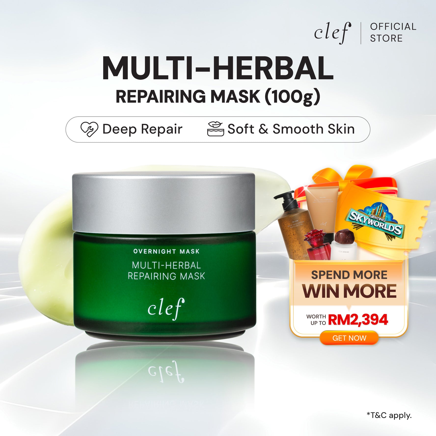 CLEF Multi-Herbal Repairing Mask