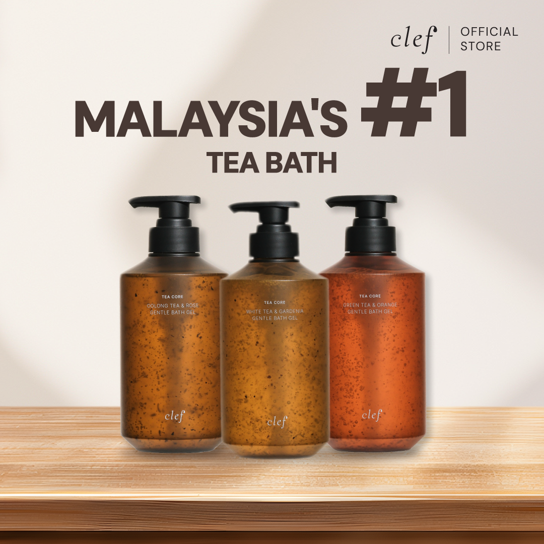 [READY STOCK] CLEF Tea Core Gentle Bath Gel 500ml