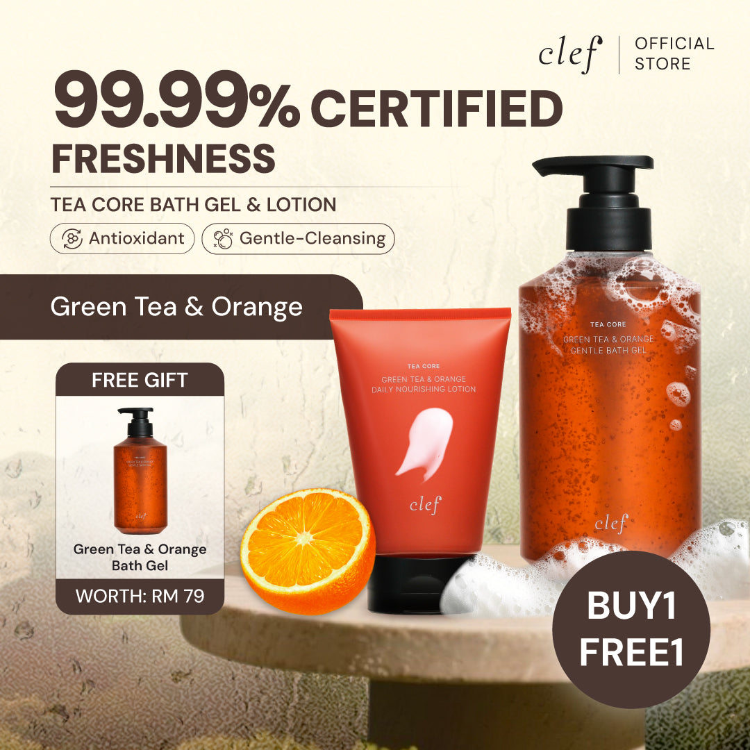[B1F1] CLEF Tea Core Green Tea & Orange