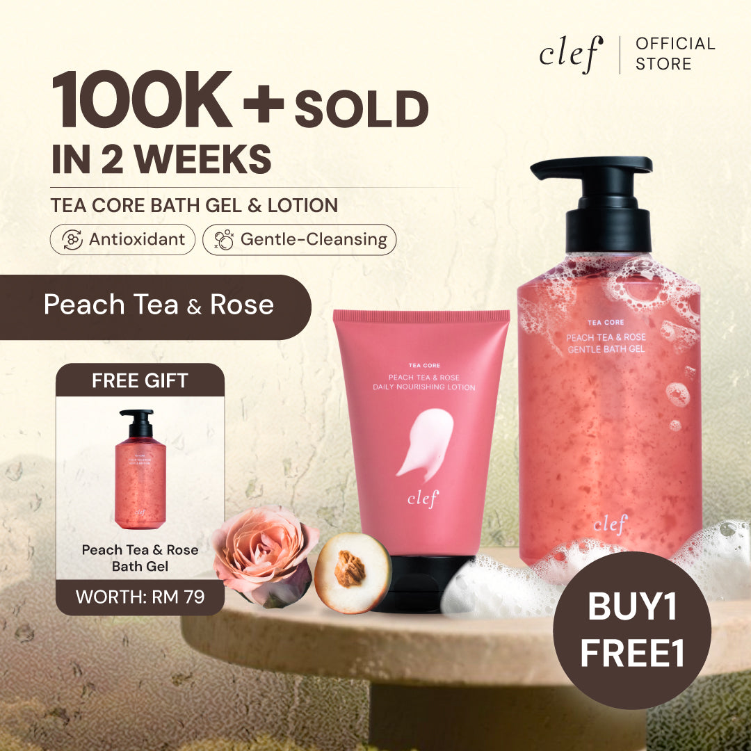 [B1F1] CLEF Tea Core Peach Tea & Rose