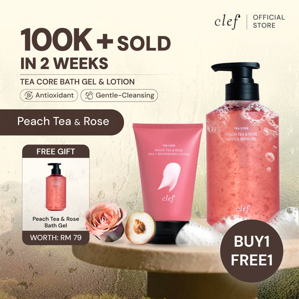 [B1F1] CLEF Tea Core Peach Tea & Rose