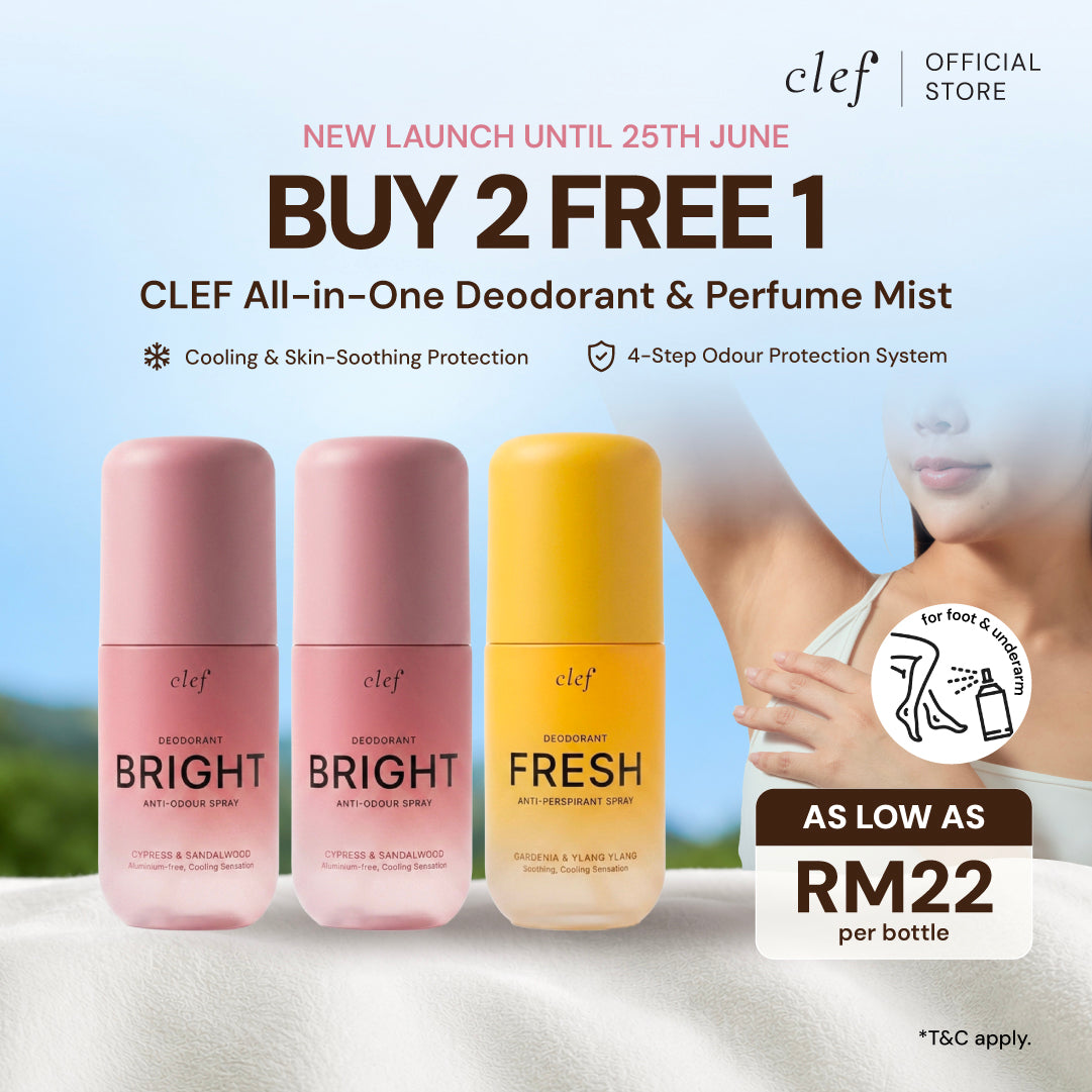 [COMING SOON Buy 2 Free 1] All in One Deodorant & Perfume Mist for underarms & feet