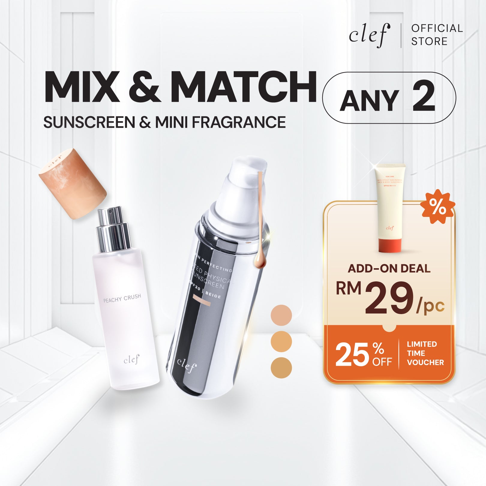 [Bundle Deal] Mix & Match Sunscreen + Mini Perfume