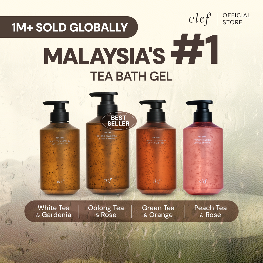 [READY STOCK] CLEF Tea Core Gentle Bath Gel Collection