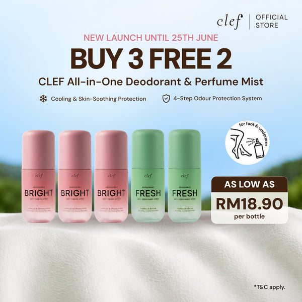 [COMING SOON Buy 3 Free 2] All in One Deodorant & Perfume Mist for underarms & feet