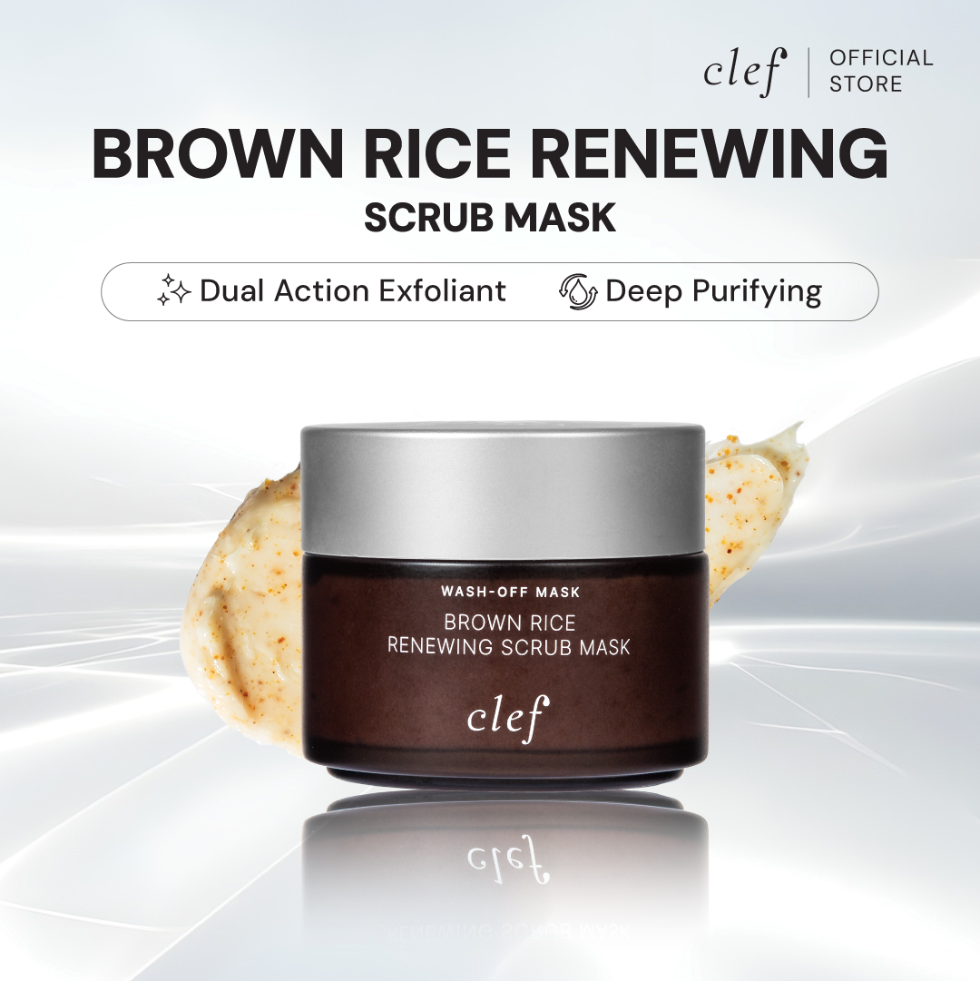 CLEF Brown Rice Renewing Scrub Mask