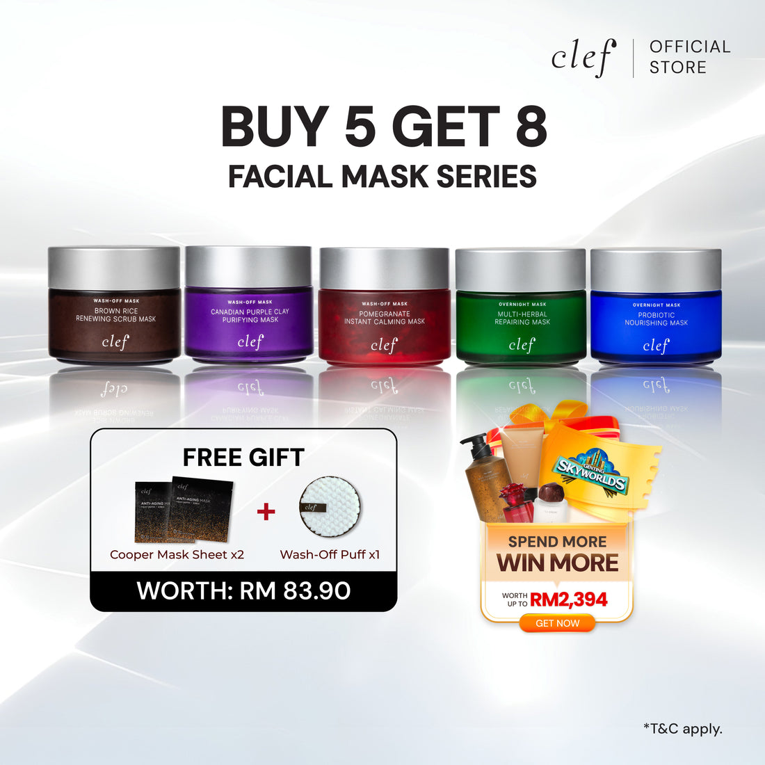 CLEF Brown Rice Renewing Scrub Mask