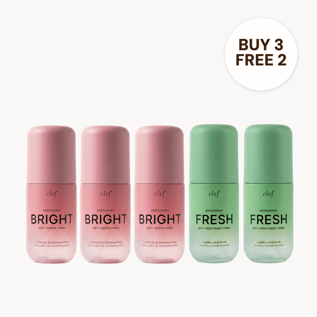 [Buy 3 Free 2] All in One Deodorant & Perfume Mist for underarms & feet