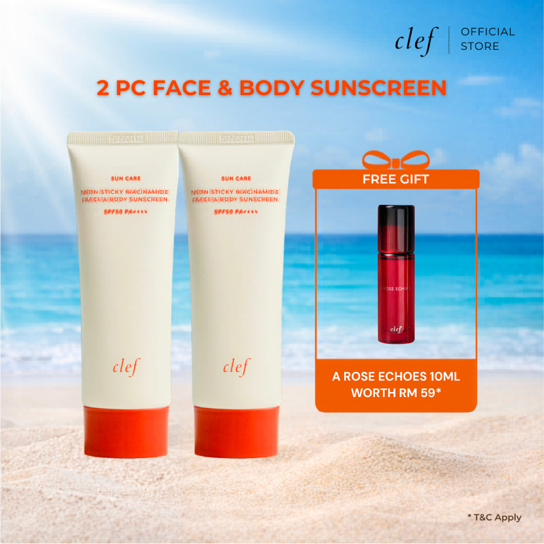 [NEW] CLEF Face & Body Sunscreen SPF50 PA++++ 70ml