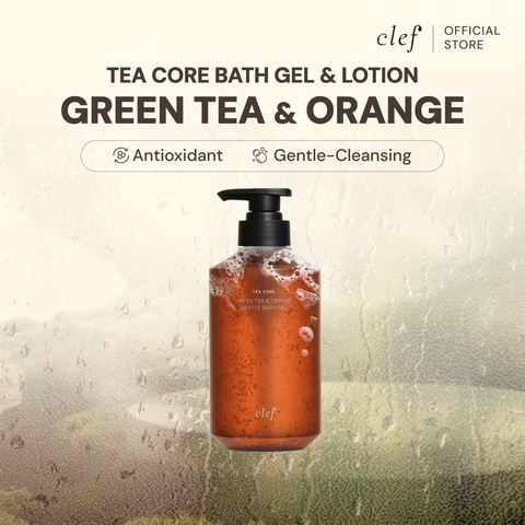 CLEF Tea Core Green Tea & Orange Bath Gel