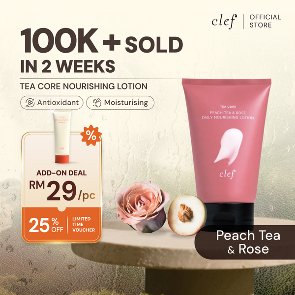 CLEF Tea Core Peach Tea & Rose