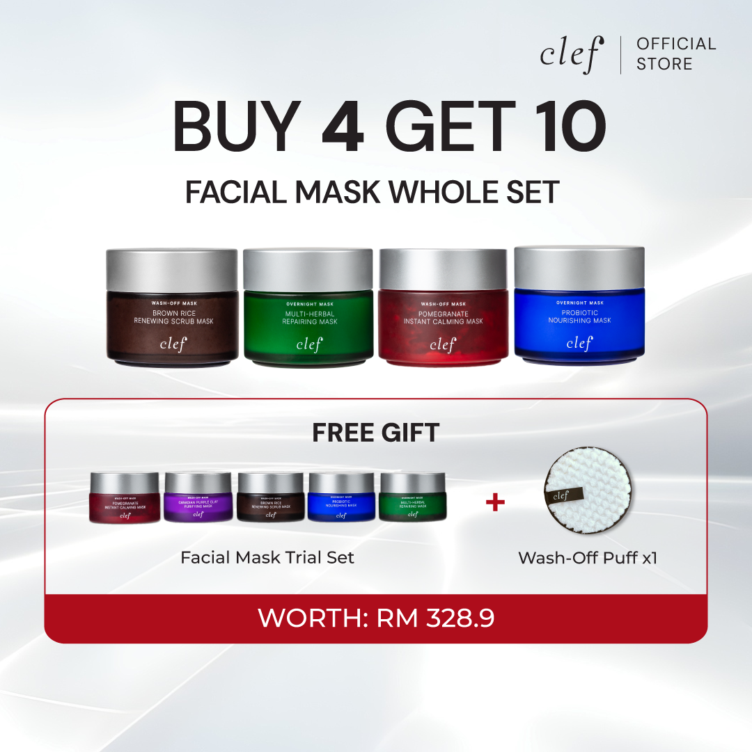 [BUY 4 Get 10] CLEF Facial Mask Full Set