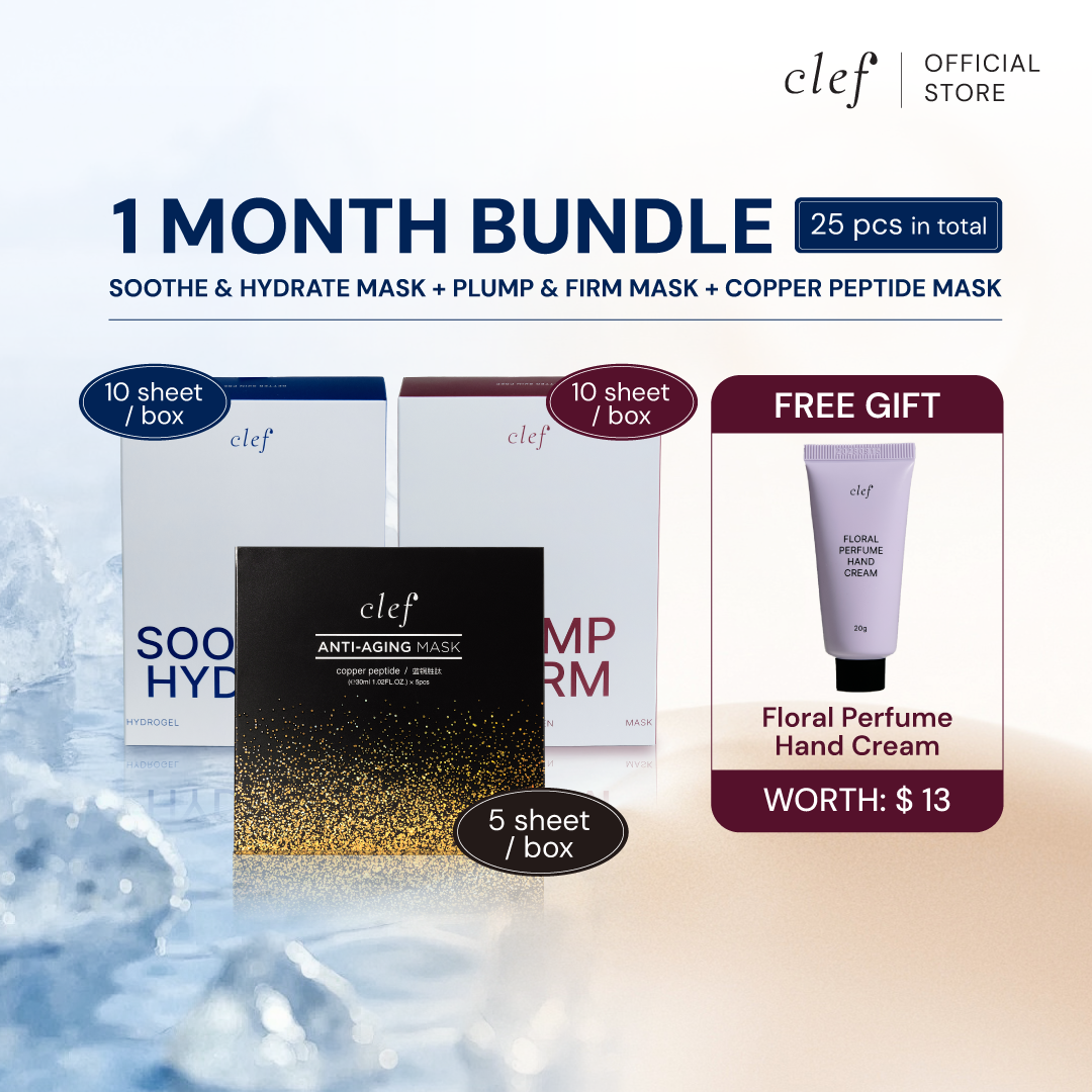 [NEW LAUNCH] CLEF Sheet Mask Bundle