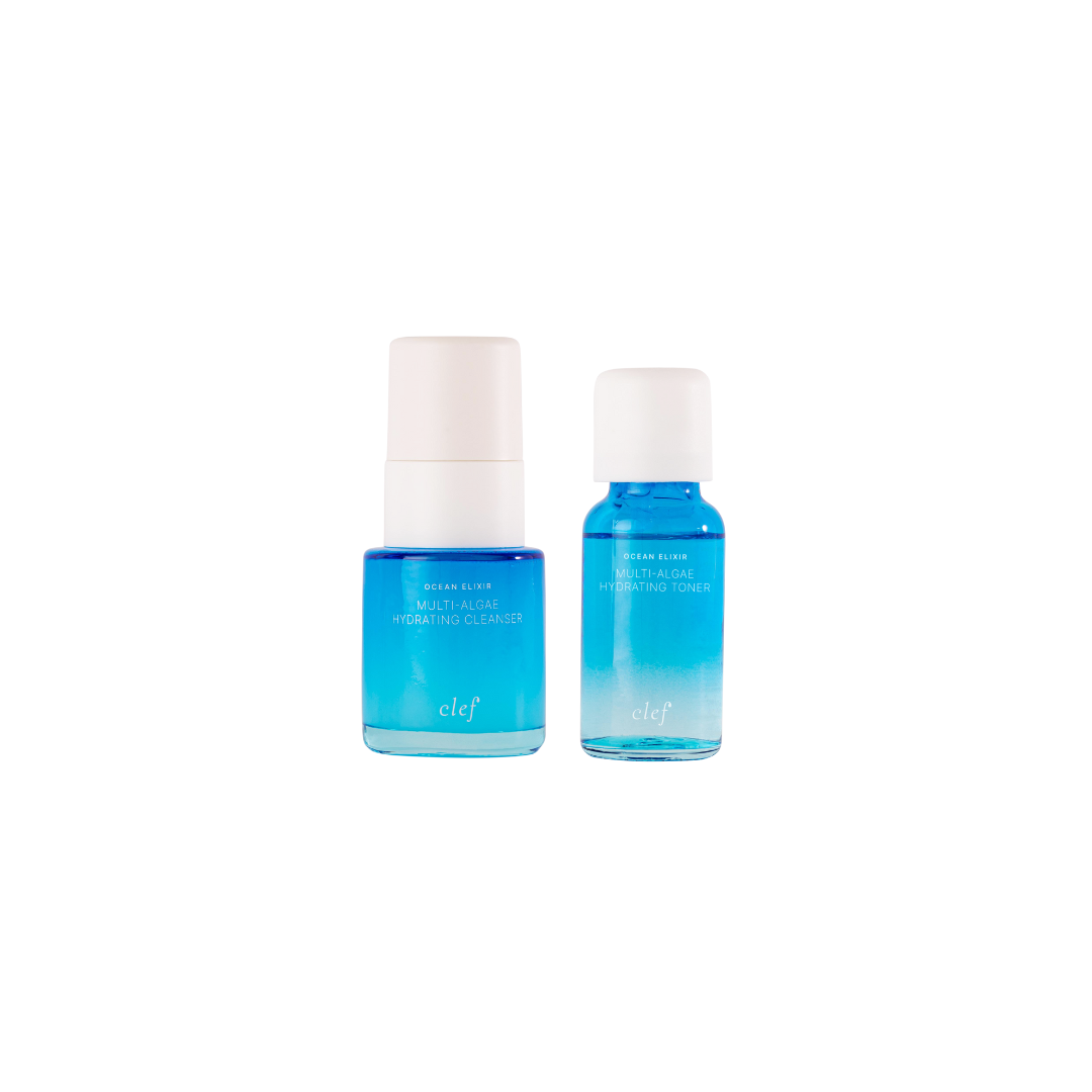 [FREE GIFT] x1 Ocean Elixir Cleansing Gel 20ml + x1 Ocean Elixir Toning Water 15ml