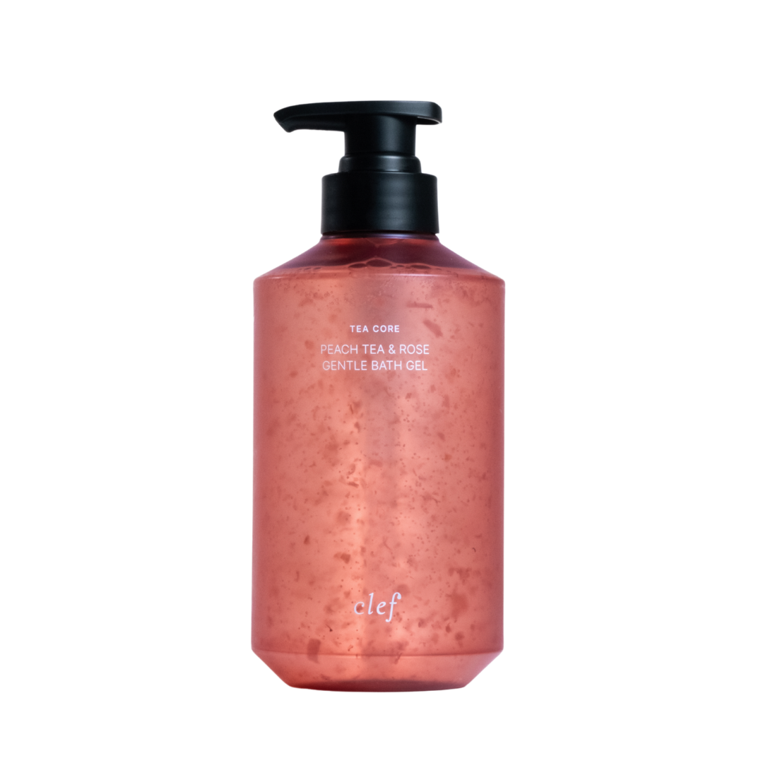 [JINGEN] x6 CLEF Tea Core Peach Tea & Rose Bath Gel