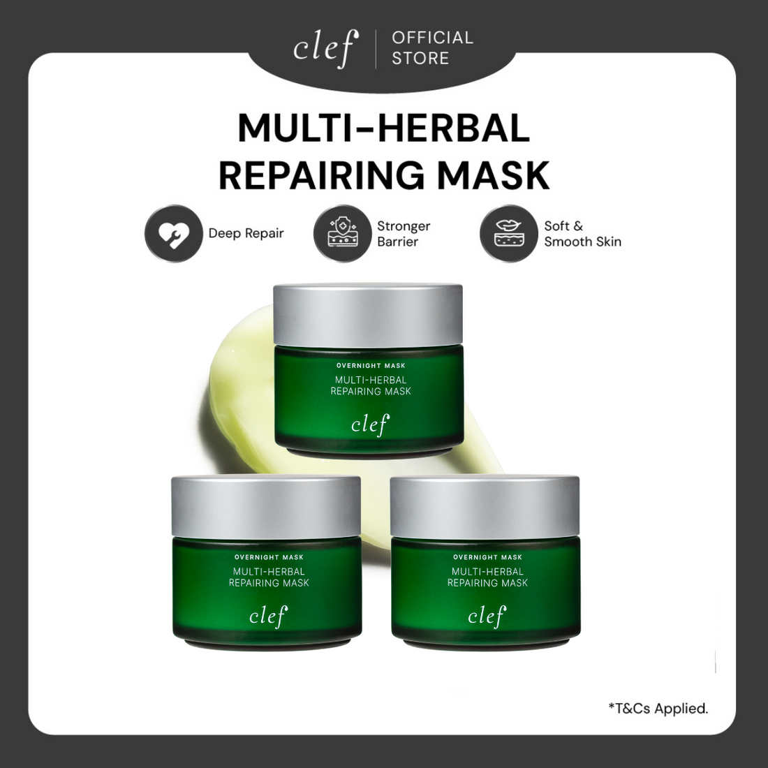 CLEF Multi-Herbal Repairing Mask