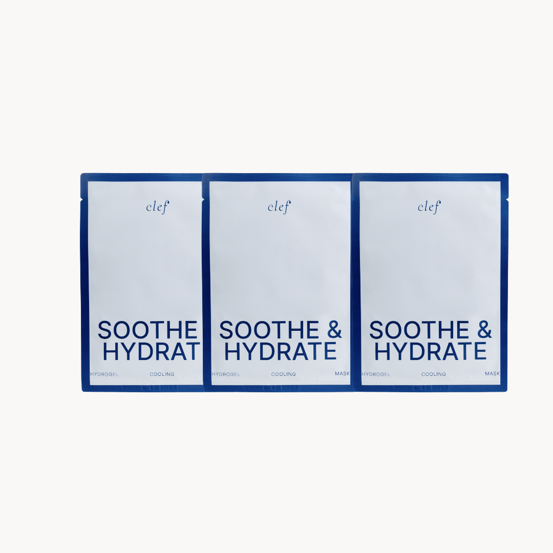 [EVON] 3pcs Soothe & Hydrate Hydrogel Cooling Mask